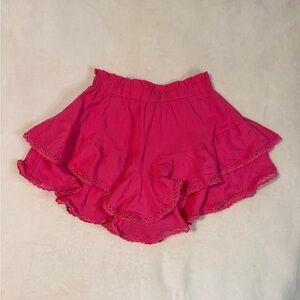 Pink Ruffled Skirt